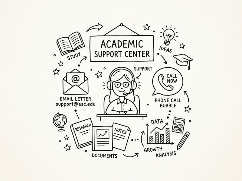 Academic Support Center Illustration